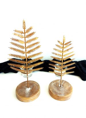Christmas Tree T-Light Holder Set/2
