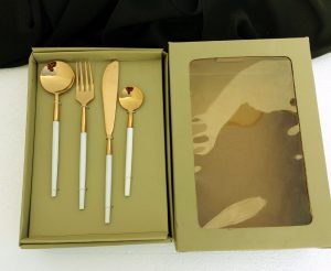 Flatware Set of 24 Pcs w/PVC Gift Box