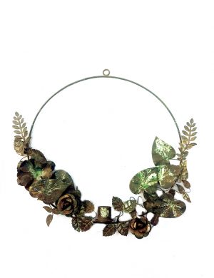 Wall Hanging Candle Holder Wreath