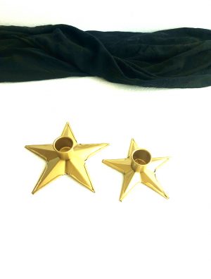 Star Candle Holder S/2
