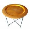 Metal Serving Tray w/Portable Stand