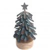 Decorative Christmas Tree w/ Wooden Base