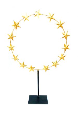 DECORATIVE STAR WREATH (LARGE)