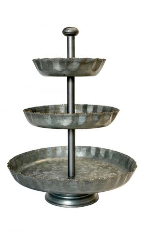 METAL ROUND ETAGERE