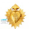 Sacred Hanging Milagro Heart (Gold)