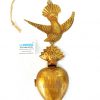 Sacred Milagro Heart w/Bird