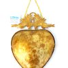 Sacred Hanging Heart w/Mirror