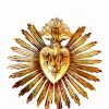 Sunburst Sacred Hanging Heart