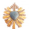 Jewelled Sacred Hanging Heart