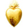 Sacred Hanging Heart Large