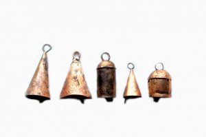 Christmas Hanging Bells S/5